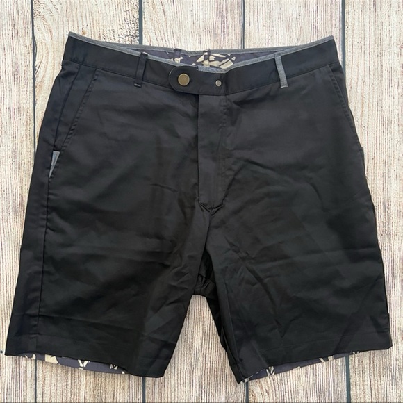 B1-- NWT reversible DESCENDANT OF THIEVES graphite forest men's shorts 30 $150 - Picture 8 of 12